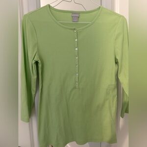 Chicos Henley Top, Sz 0 Unused